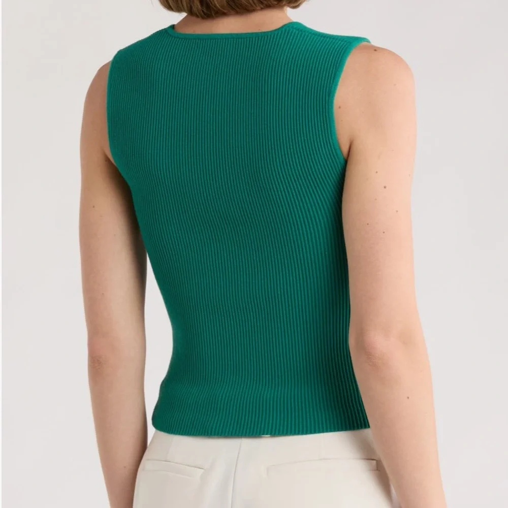 Leith Square Neck Sweater Tank - Picture 2 of 7